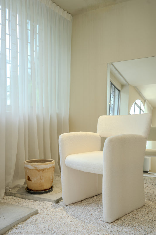 Cotton armchair